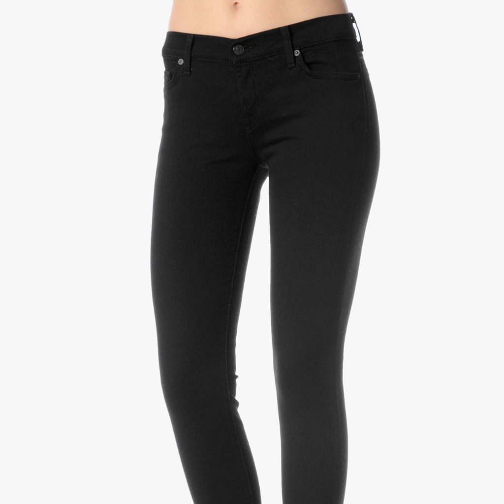 7 For All Mankind, The Skinny, Jeans, Black, Nwt!